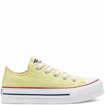 Converse jaune pale hot sale